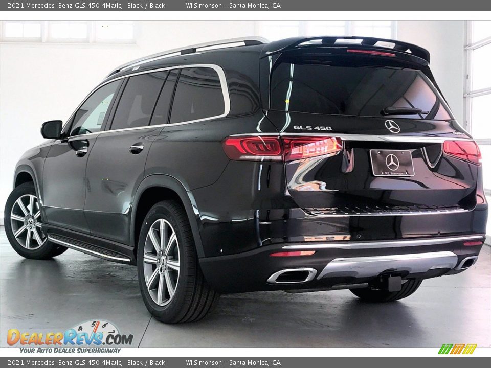 2021 Mercedes-Benz GLS 450 4Matic Black / Black Photo #2