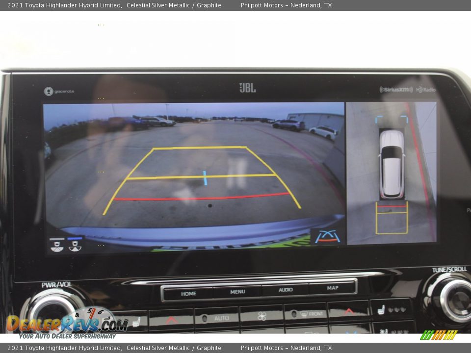 2021 Toyota Highlander Hybrid Limited Celestial Silver Metallic / Graphite Photo #17