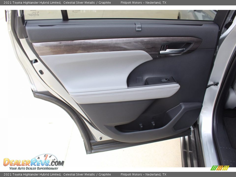 2021 Toyota Highlander Hybrid Limited Celestial Silver Metallic / Graphite Photo #19