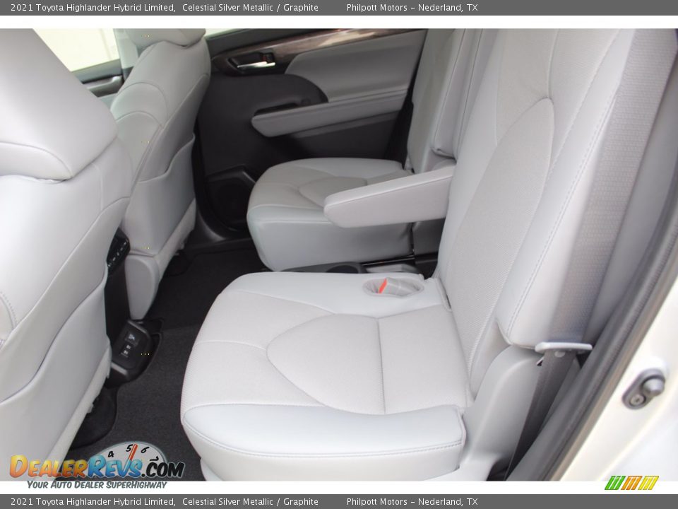2021 Toyota Highlander Hybrid Limited Celestial Silver Metallic / Graphite Photo #20