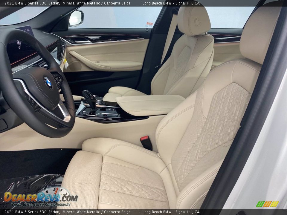 Front Seat of 2021 BMW 5 Series 530i Sedan Photo #17