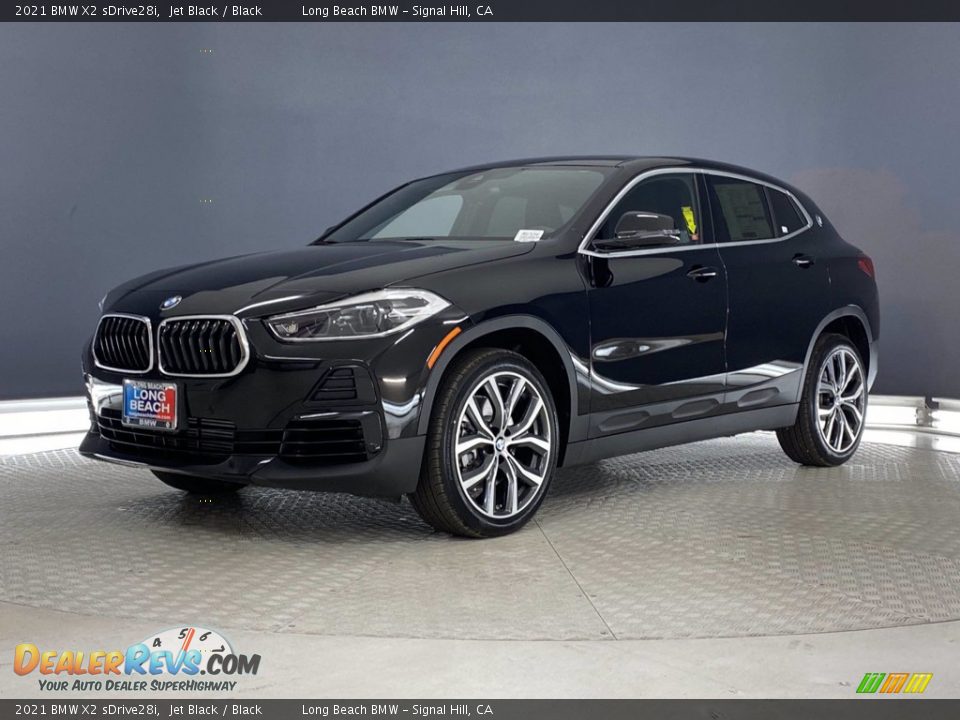 2021 BMW X2 sDrive28i Jet Black / Black Photo #7