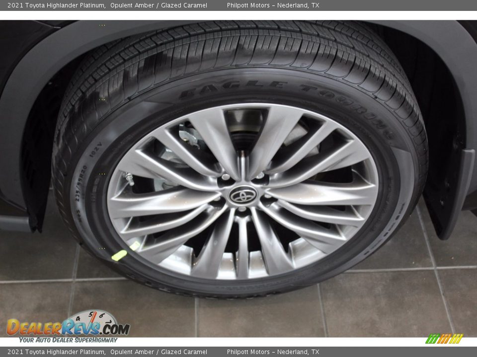 2021 Toyota Highlander Platinum Opulent Amber / Glazed Caramel Photo #5