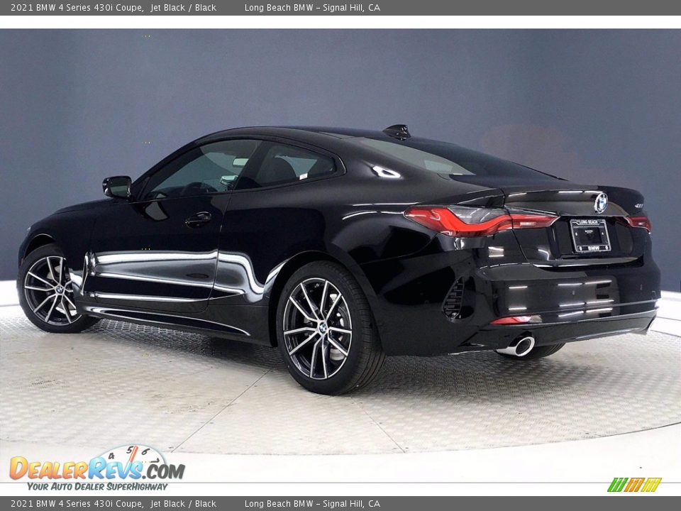 2021 BMW 4 Series 430i Coupe Jet Black / Black Photo #3