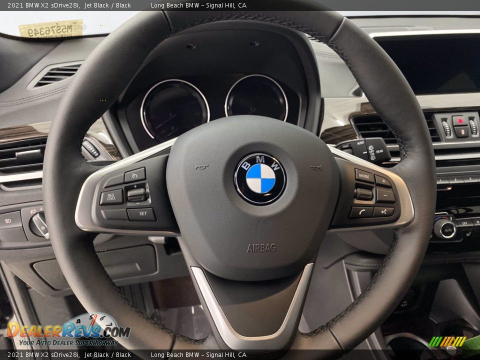 2021 BMW X2 sDrive28i Jet Black / Black Photo #16