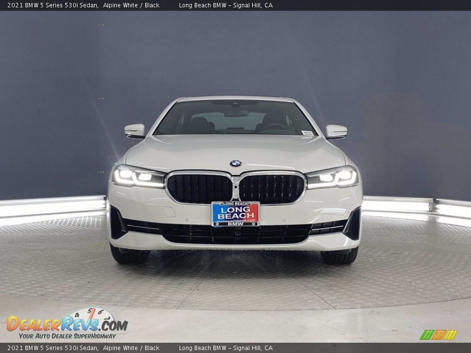 2021 BMW 5 Series 530i Sedan Alpine White / Black Photo #3