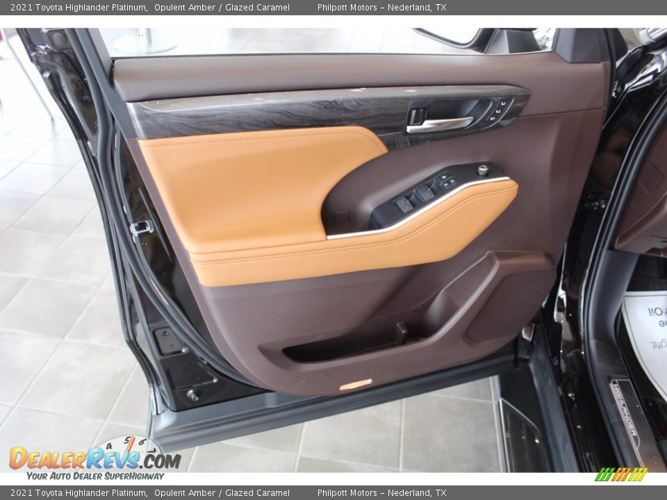 2021 Toyota Highlander Platinum Opulent Amber / Glazed Caramel Photo #9