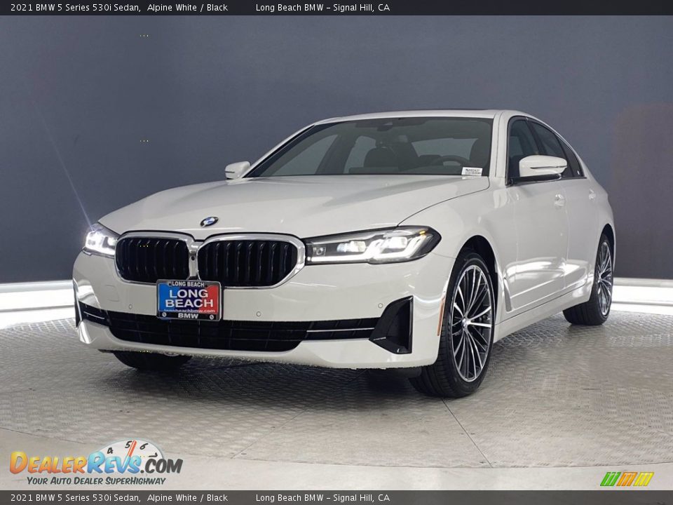 2021 BMW 5 Series 530i Sedan Alpine White / Black Photo #4