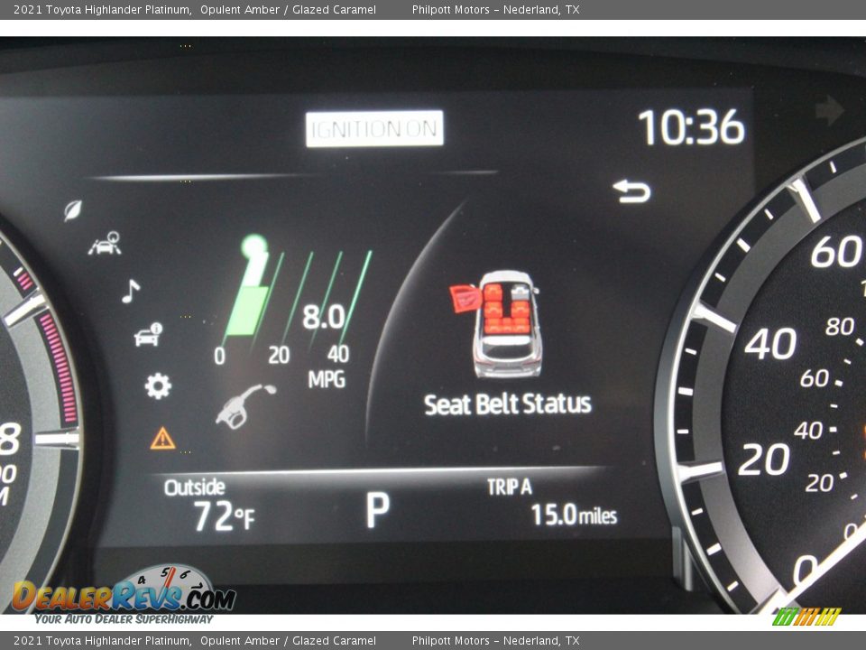 2021 Toyota Highlander Platinum Opulent Amber / Glazed Caramel Photo #12