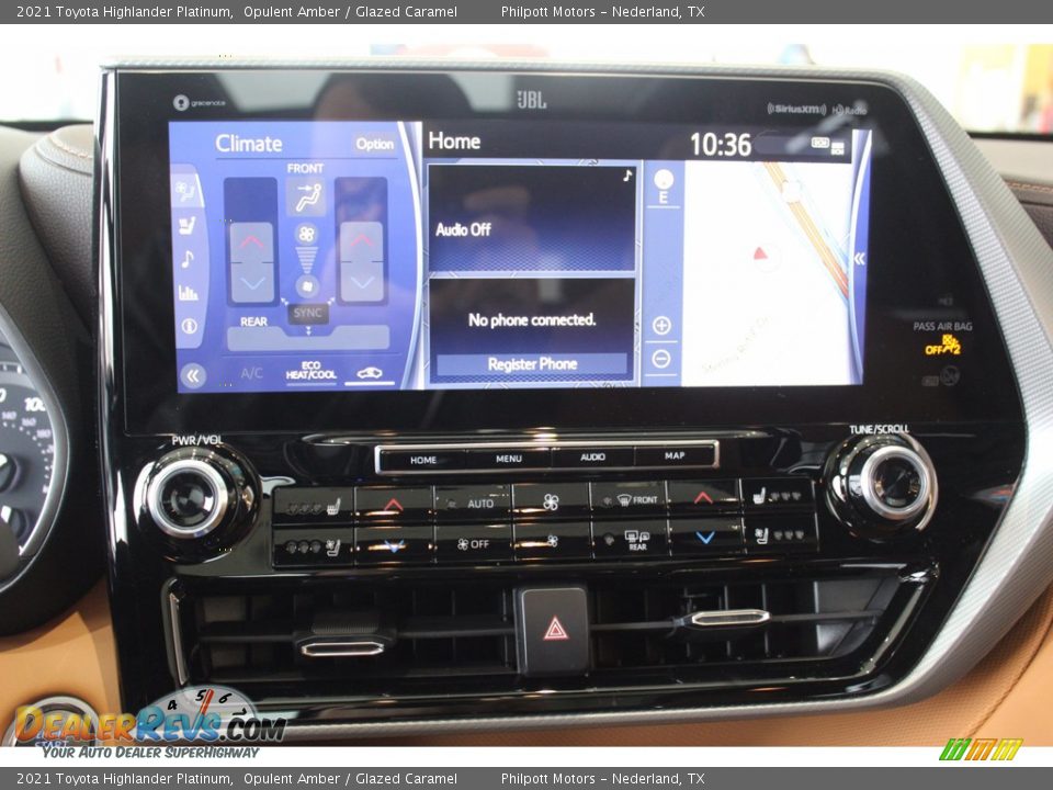 2021 Toyota Highlander Platinum Opulent Amber / Glazed Caramel Photo #13