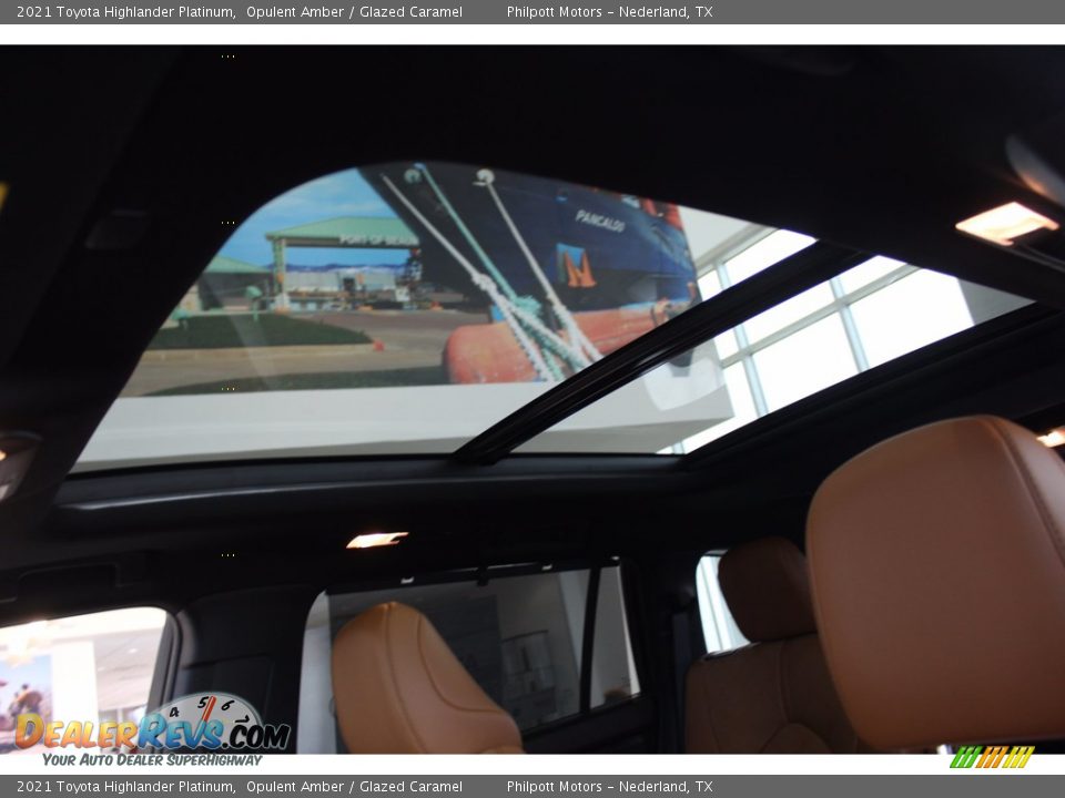 2021 Toyota Highlander Platinum Opulent Amber / Glazed Caramel Photo #15