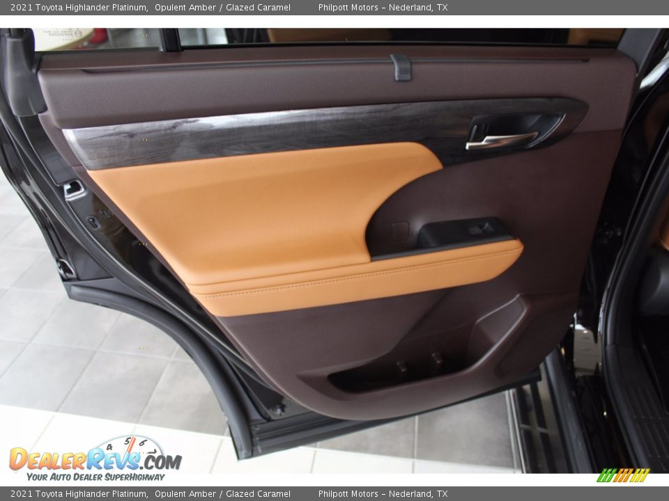 2021 Toyota Highlander Platinum Opulent Amber / Glazed Caramel Photo #16