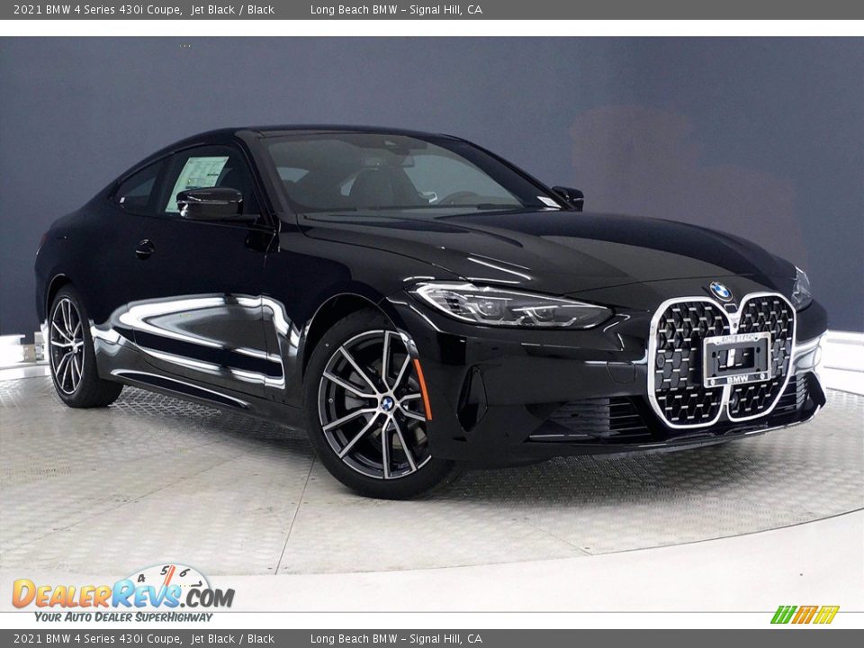 2021 BMW 4 Series 430i Coupe Jet Black / Black Photo #16