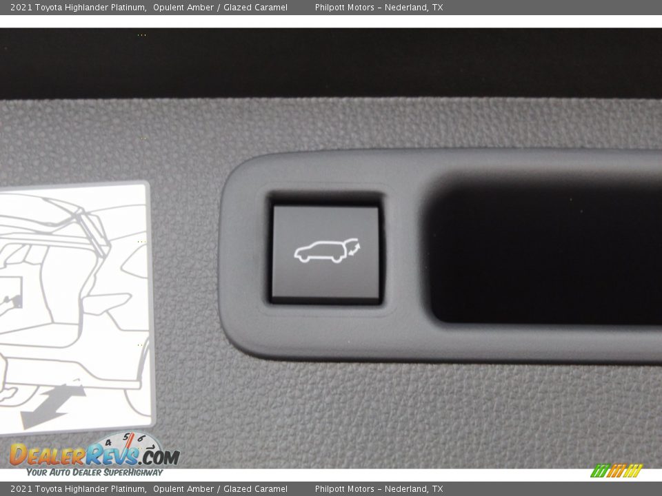 2021 Toyota Highlander Platinum Opulent Amber / Glazed Caramel Photo #21