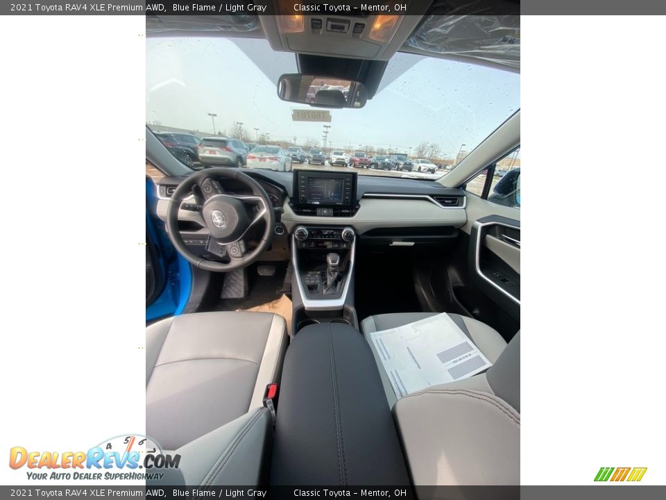 2021 Toyota RAV4 XLE Premium AWD Blue Flame / Light Gray Photo #4