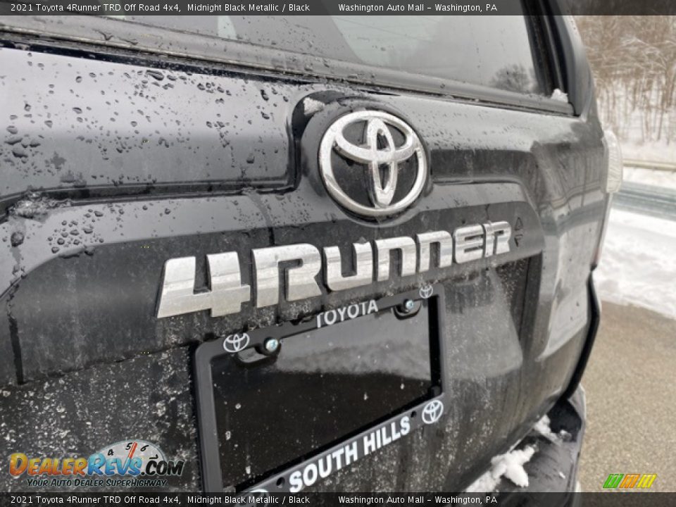 2021 Toyota 4Runner TRD Off Road 4x4 Midnight Black Metallic / Black Photo #25