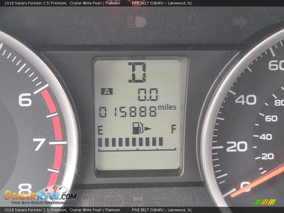 2018 Subaru Forester 2.5i Premium Crystal White Pearl / Platinum Photo #3