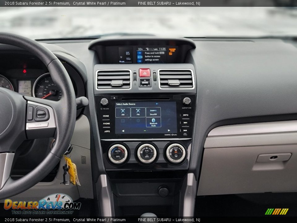 2018 Subaru Forester 2.5i Premium Crystal White Pearl / Platinum Photo #4