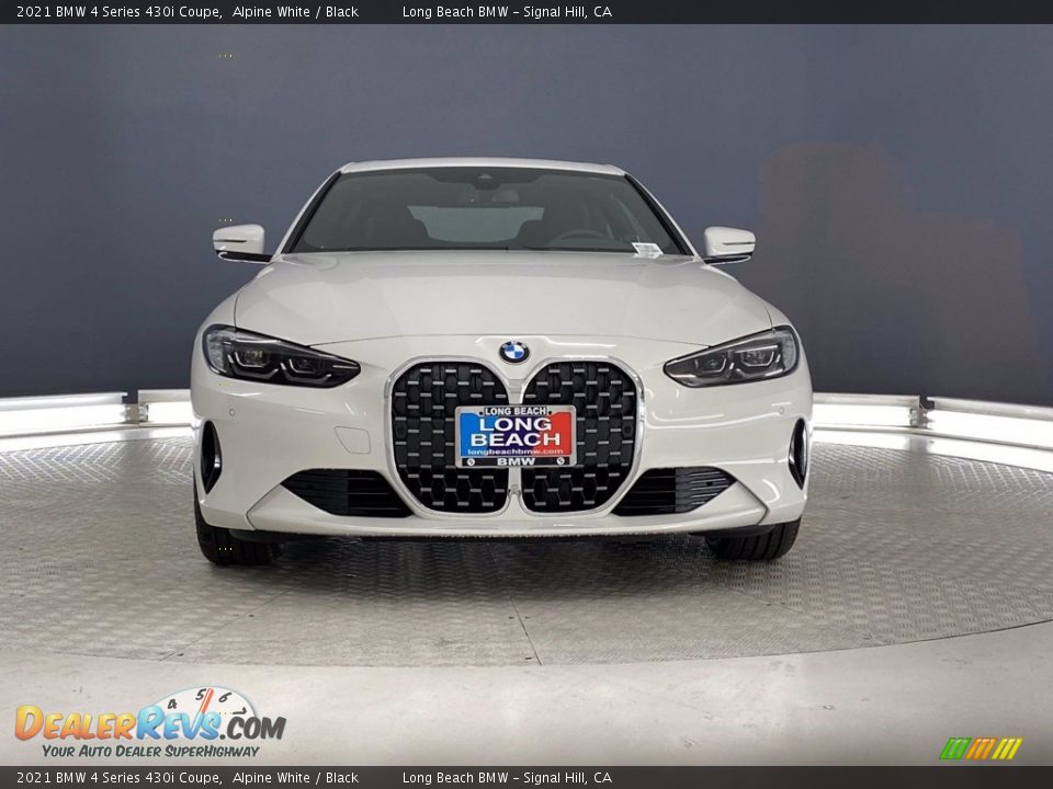 2021 BMW 4 Series 430i Coupe Alpine White / Black Photo #5