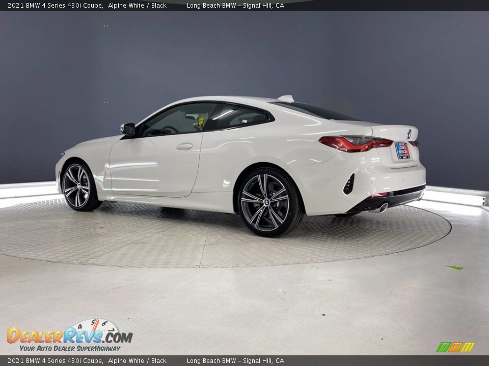 2021 BMW 4 Series 430i Coupe Alpine White / Black Photo #9