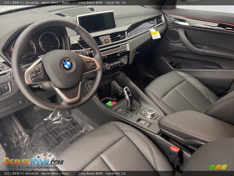 2021 BMW X1 sDrive28i Alpine White / Black Photo #12