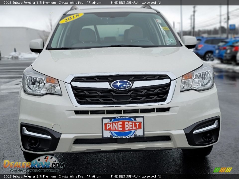2018 Subaru Forester 2.5i Premium Crystal White Pearl / Platinum Photo #15