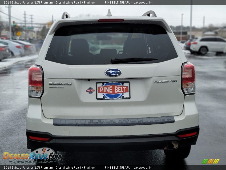 2018 Subaru Forester 2.5i Premium Crystal White Pearl / Platinum Photo #20