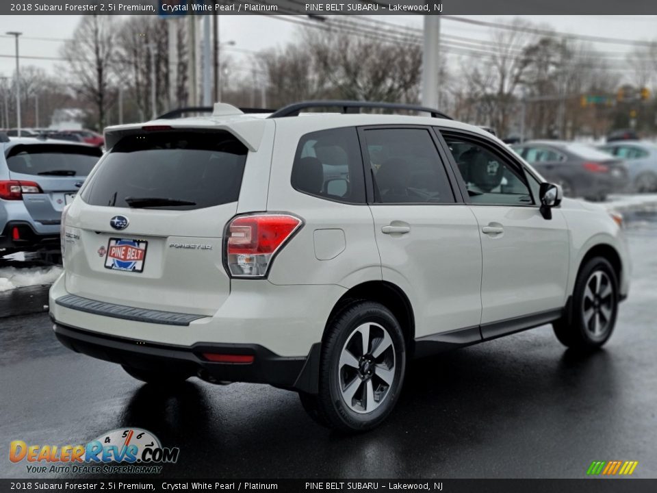 2018 Subaru Forester 2.5i Premium Crystal White Pearl / Platinum Photo #21