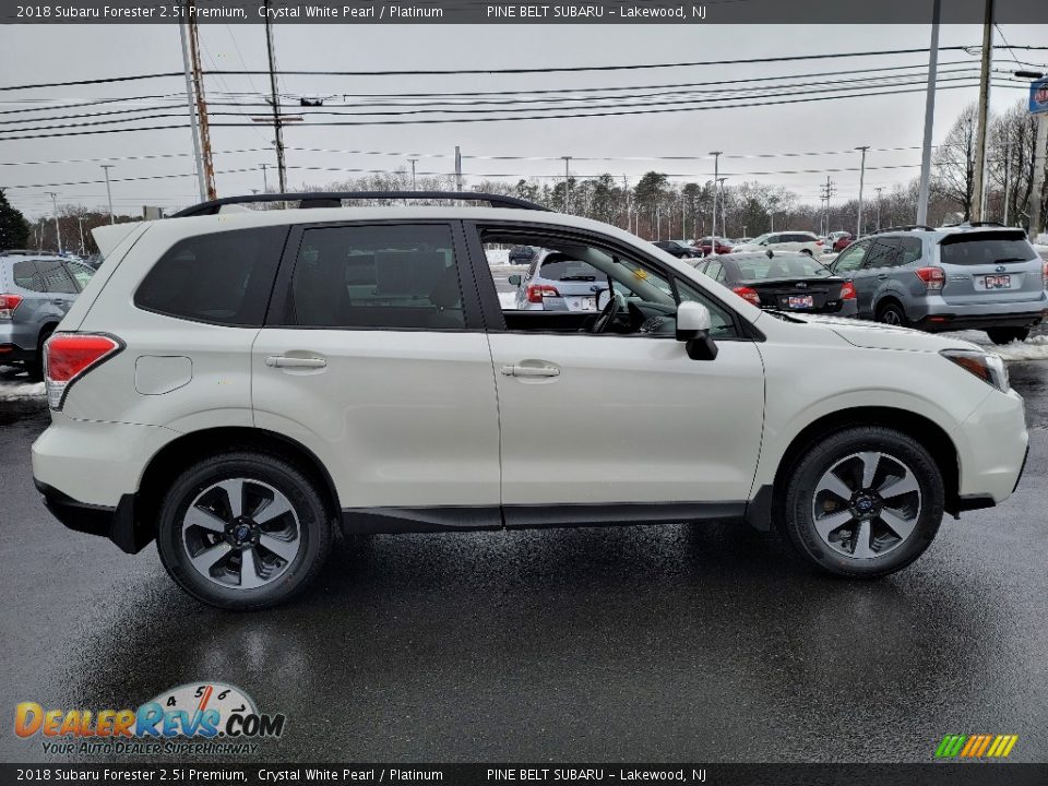 2018 Subaru Forester 2.5i Premium Crystal White Pearl / Platinum Photo #22