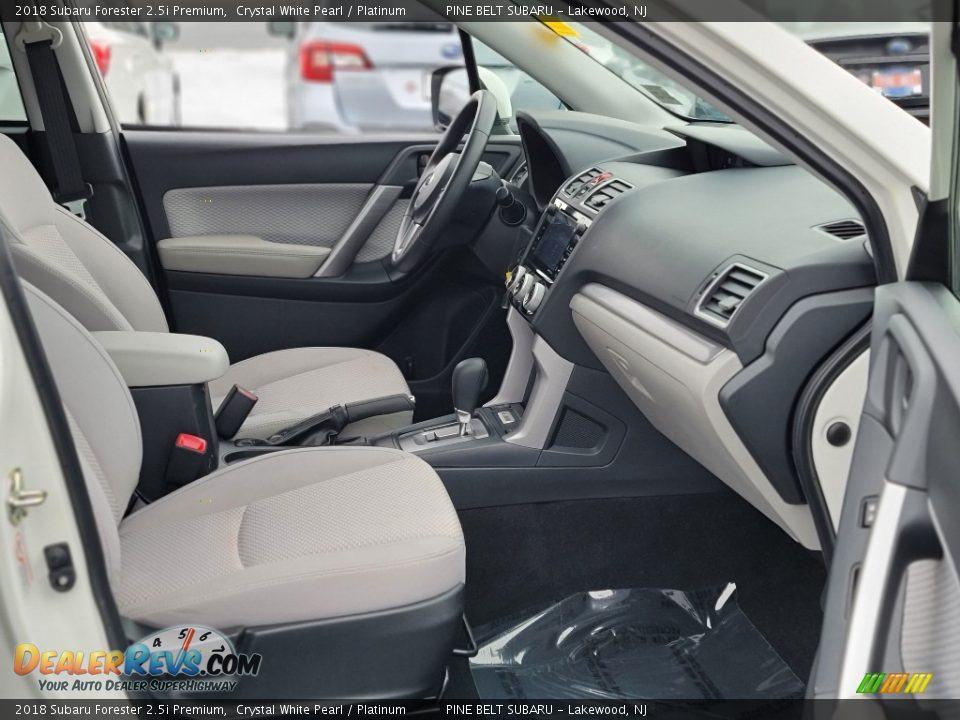 2018 Subaru Forester 2.5i Premium Crystal White Pearl / Platinum Photo #26