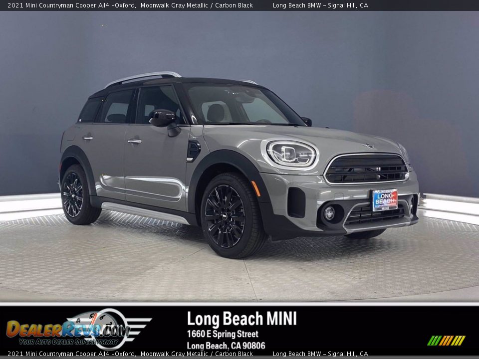 2021 Mini Countryman Cooper All4 -Oxford Moonwalk Gray Metallic / Carbon Black Photo #1