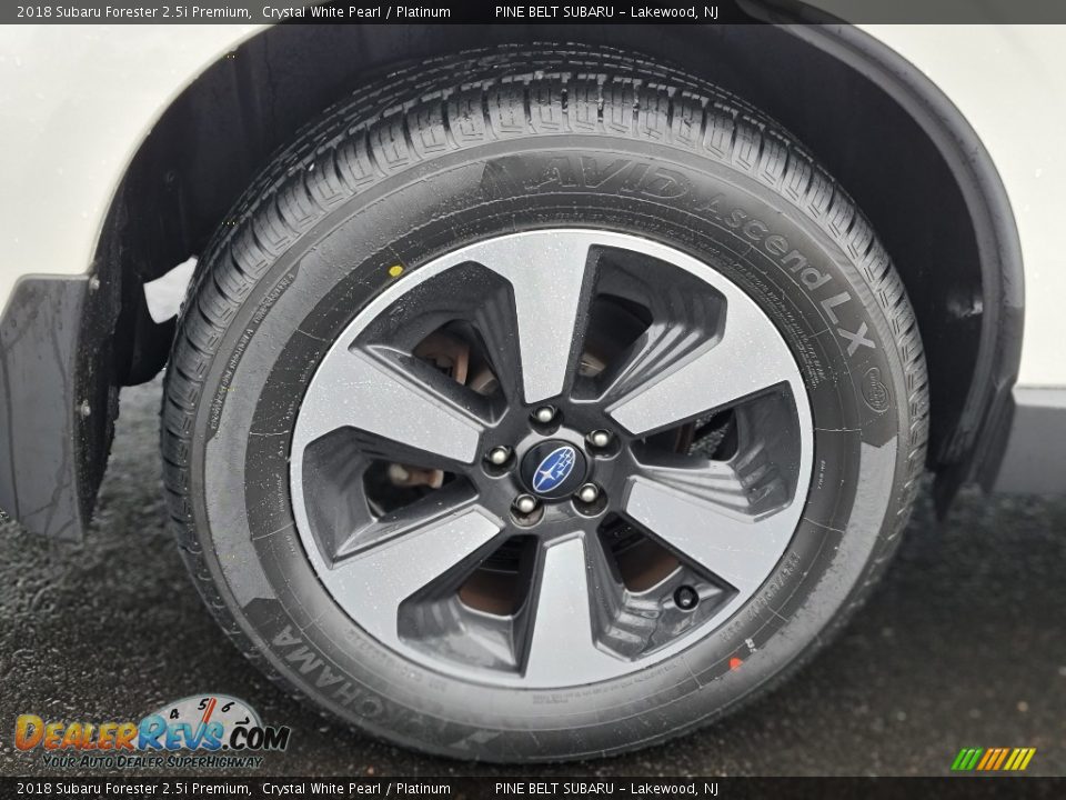 2018 Subaru Forester 2.5i Premium Crystal White Pearl / Platinum Photo #29