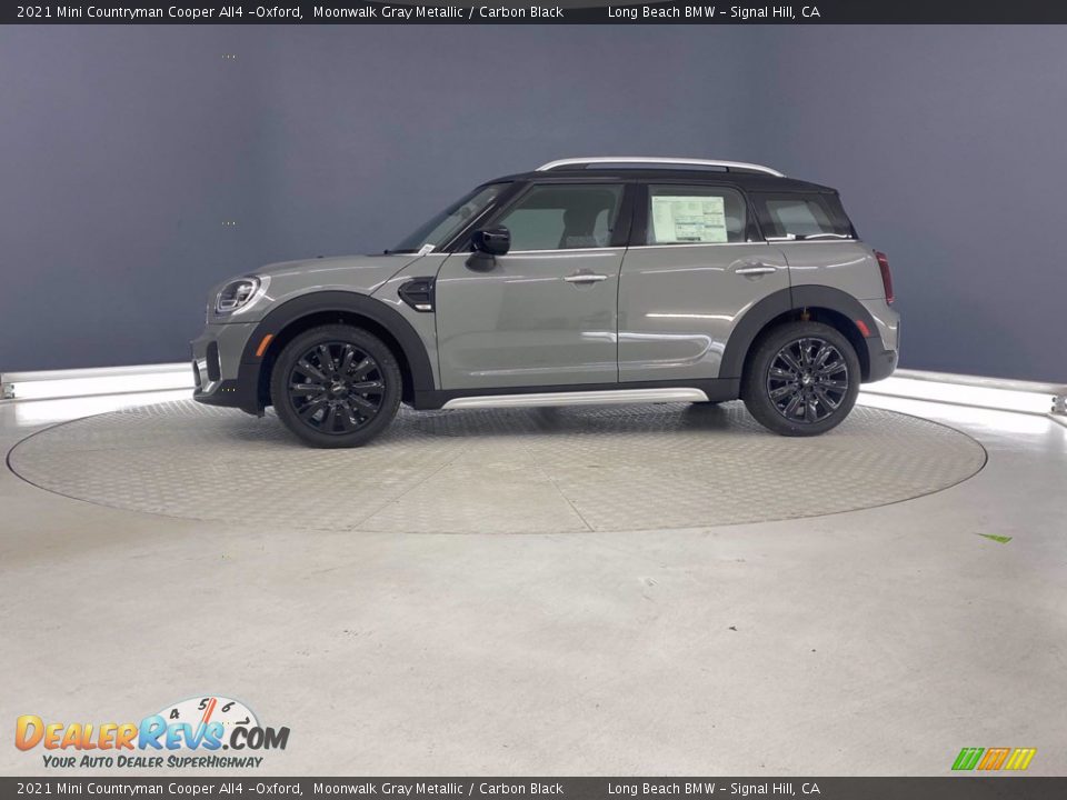 2021 Mini Countryman Cooper All4 -Oxford Moonwalk Gray Metallic / Carbon Black Photo #6