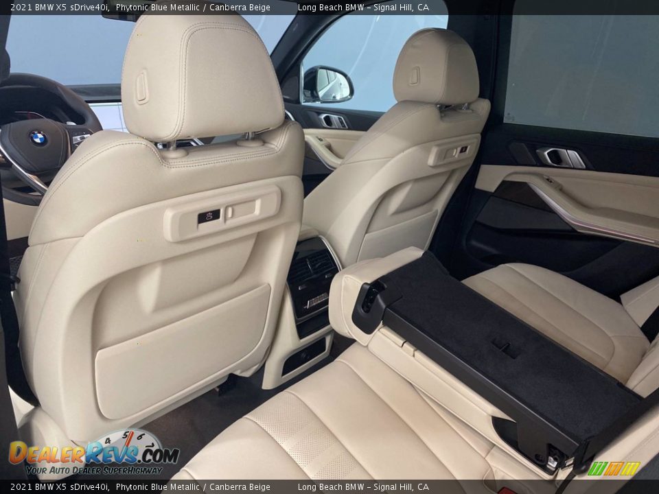 2021 BMW X5 sDrive40i Phytonic Blue Metallic / Canberra Beige Photo #22