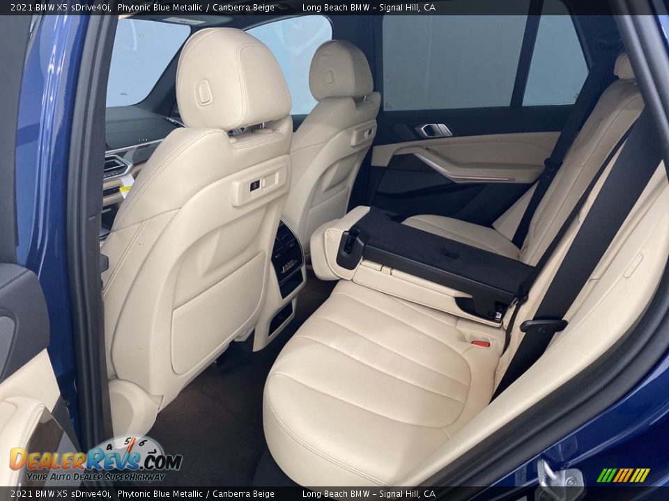 2021 BMW X5 sDrive40i Phytonic Blue Metallic / Canberra Beige Photo #23