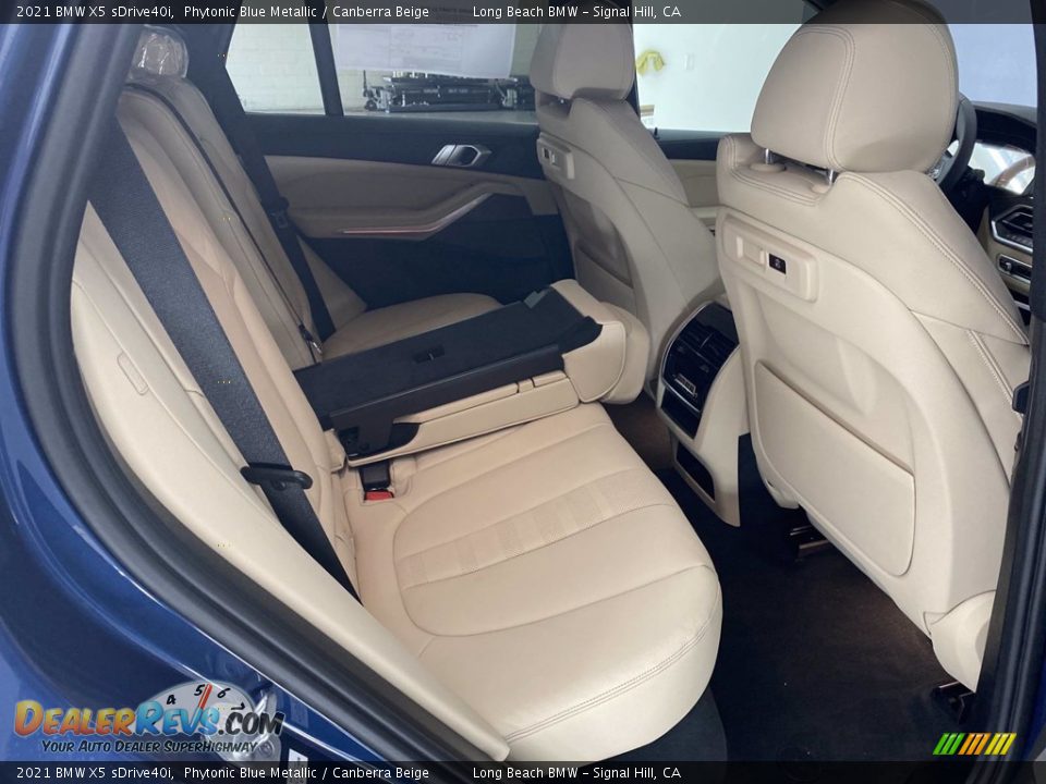 2021 BMW X5 sDrive40i Phytonic Blue Metallic / Canberra Beige Photo #24