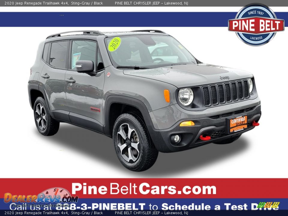 2020 Jeep Renegade Trailhawk 4x4 Sting-Gray / Black Photo #1