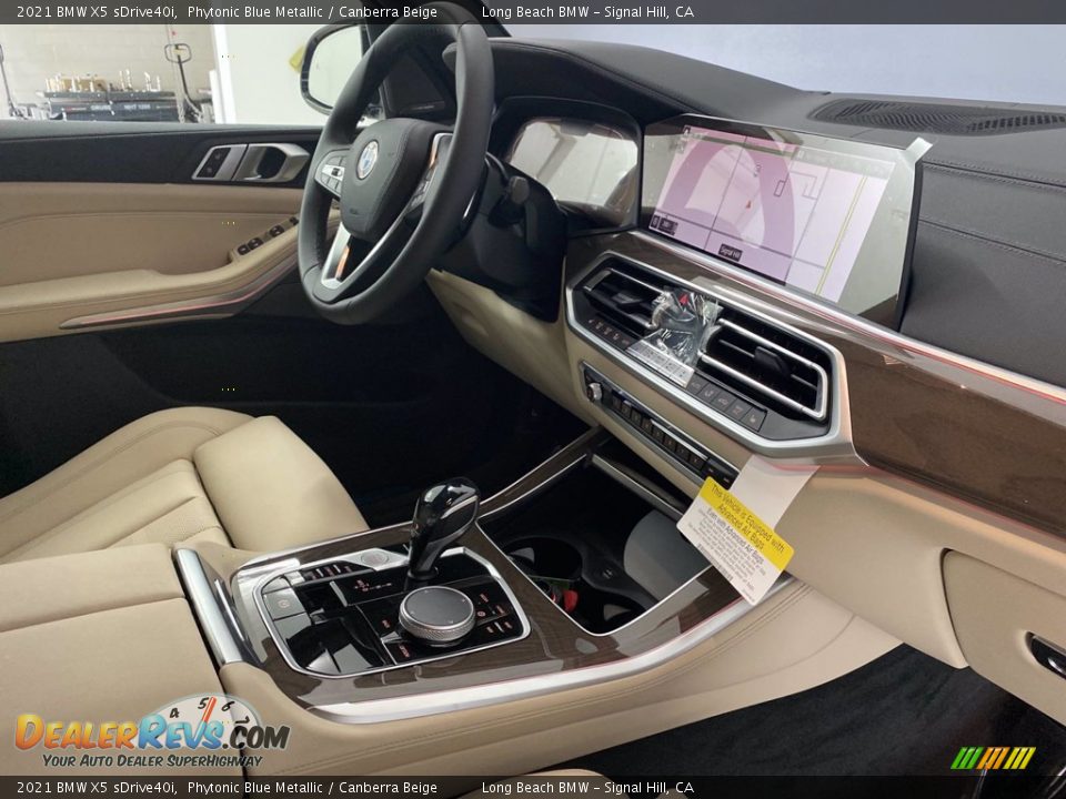 2021 BMW X5 sDrive40i Phytonic Blue Metallic / Canberra Beige Photo #29