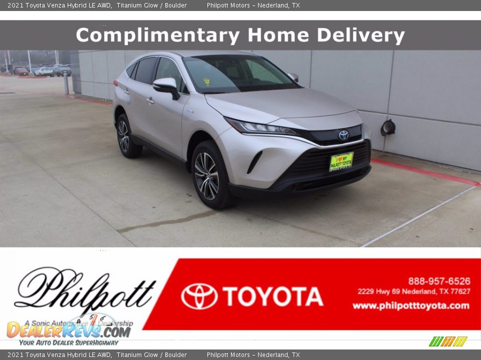 2021 Toyota Venza Hybrid LE AWD Titanium Glow / Boulder Photo #1