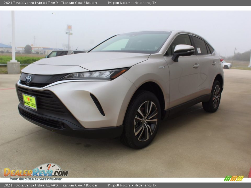 2021 Toyota Venza Hybrid LE AWD Titanium Glow / Boulder Photo #4