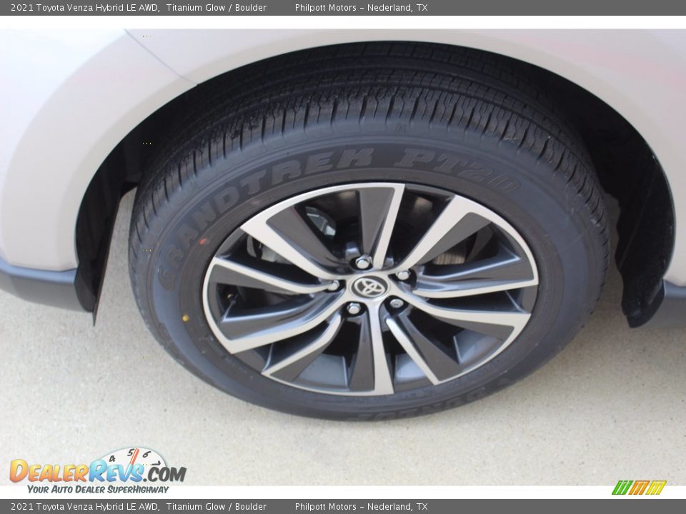 2021 Toyota Venza Hybrid LE AWD Titanium Glow / Boulder Photo #5