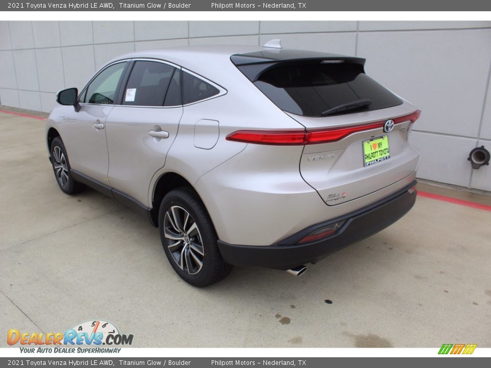 2021 Toyota Venza Hybrid LE AWD Titanium Glow / Boulder Photo #6