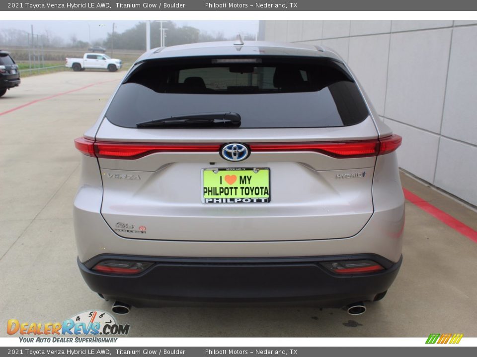 2021 Toyota Venza Hybrid LE AWD Titanium Glow / Boulder Photo #7