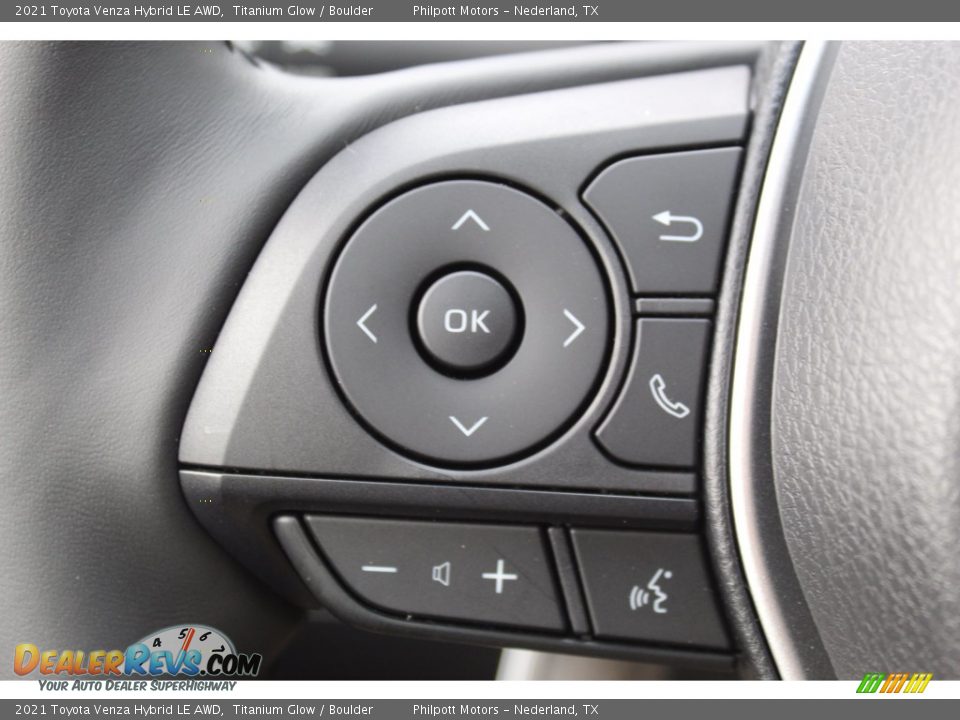 2021 Toyota Venza Hybrid LE AWD Titanium Glow / Boulder Photo #11