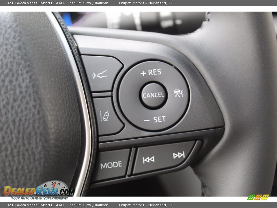2021 Toyota Venza Hybrid LE AWD Titanium Glow / Boulder Photo #12