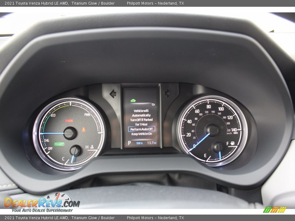 2021 Toyota Venza Hybrid LE AWD Titanium Glow / Boulder Photo #13