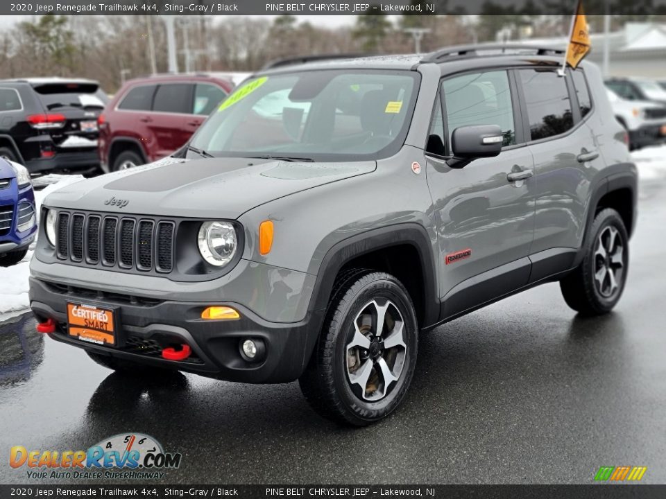 2020 Jeep Renegade Trailhawk 4x4 Sting-Gray / Black Photo #18