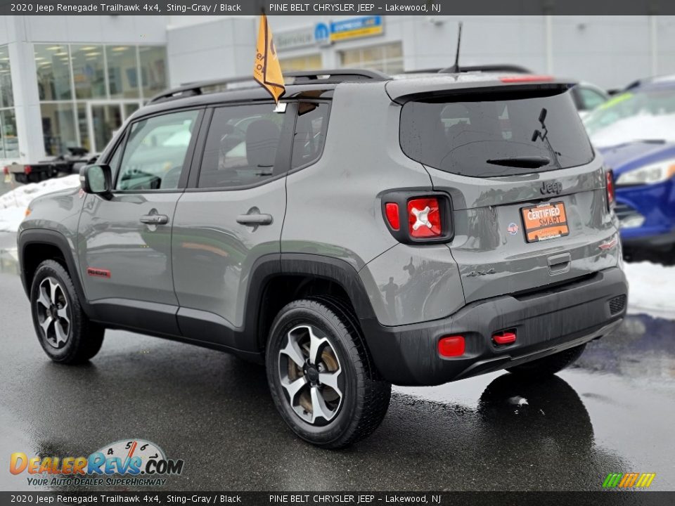 2020 Jeep Renegade Trailhawk 4x4 Sting-Gray / Black Photo #20