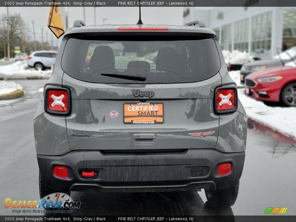 2020 Jeep Renegade Trailhawk 4x4 Sting-Gray / Black Photo #21