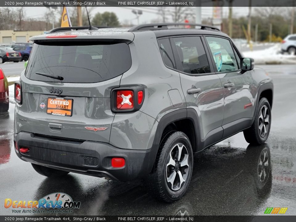 2020 Jeep Renegade Trailhawk 4x4 Sting-Gray / Black Photo #22